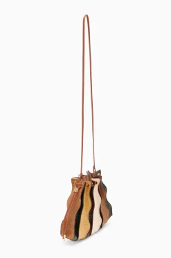 Cheap Ulla Johnson Adria Pleated Wave Crossbody Agate
