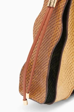 Cheap Ulla Johnson Adria Pleated Wave Crossbody Agate