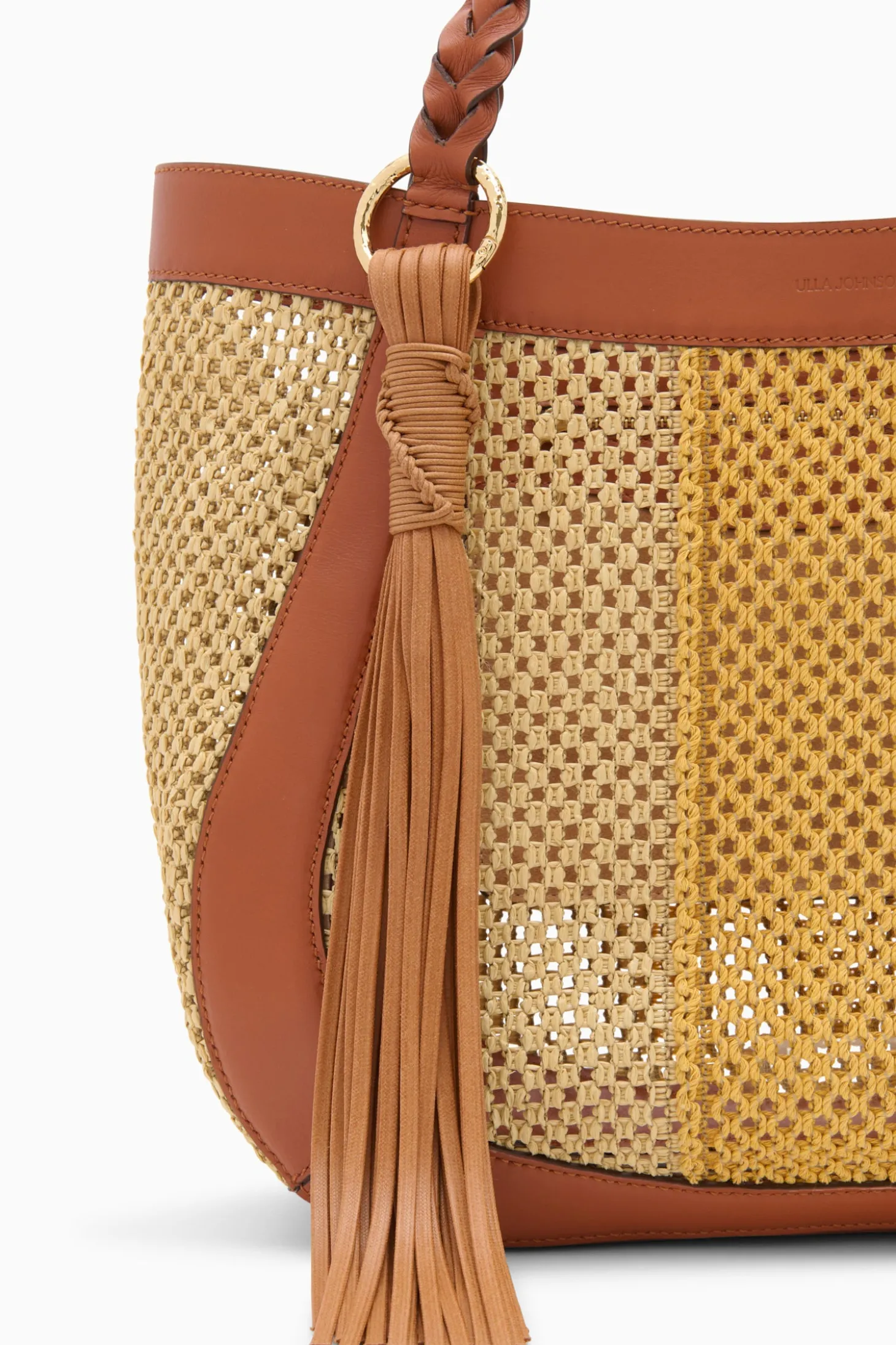 Online Ulla Johnson Albers East West Tote Raffia Stripe