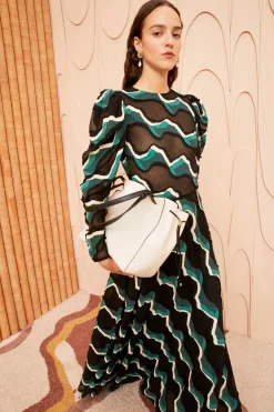 New Ulla Johnson Alma Everyday Tote Pristine Colorblock