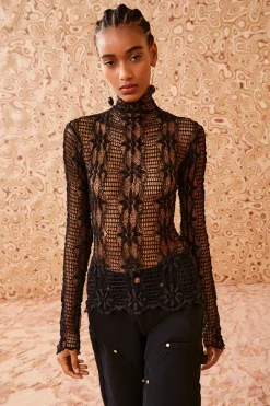 Best Sale Ulla Johnson Amal Top Noir