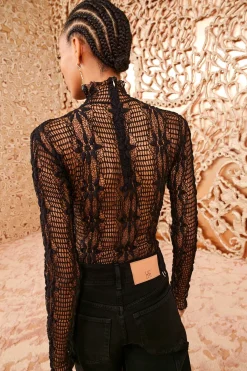 Best Sale Ulla Johnson Amal Top Noir