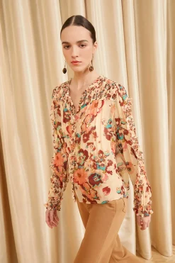 Flash Sale Ulla Johnson Andi Blouse Camellia