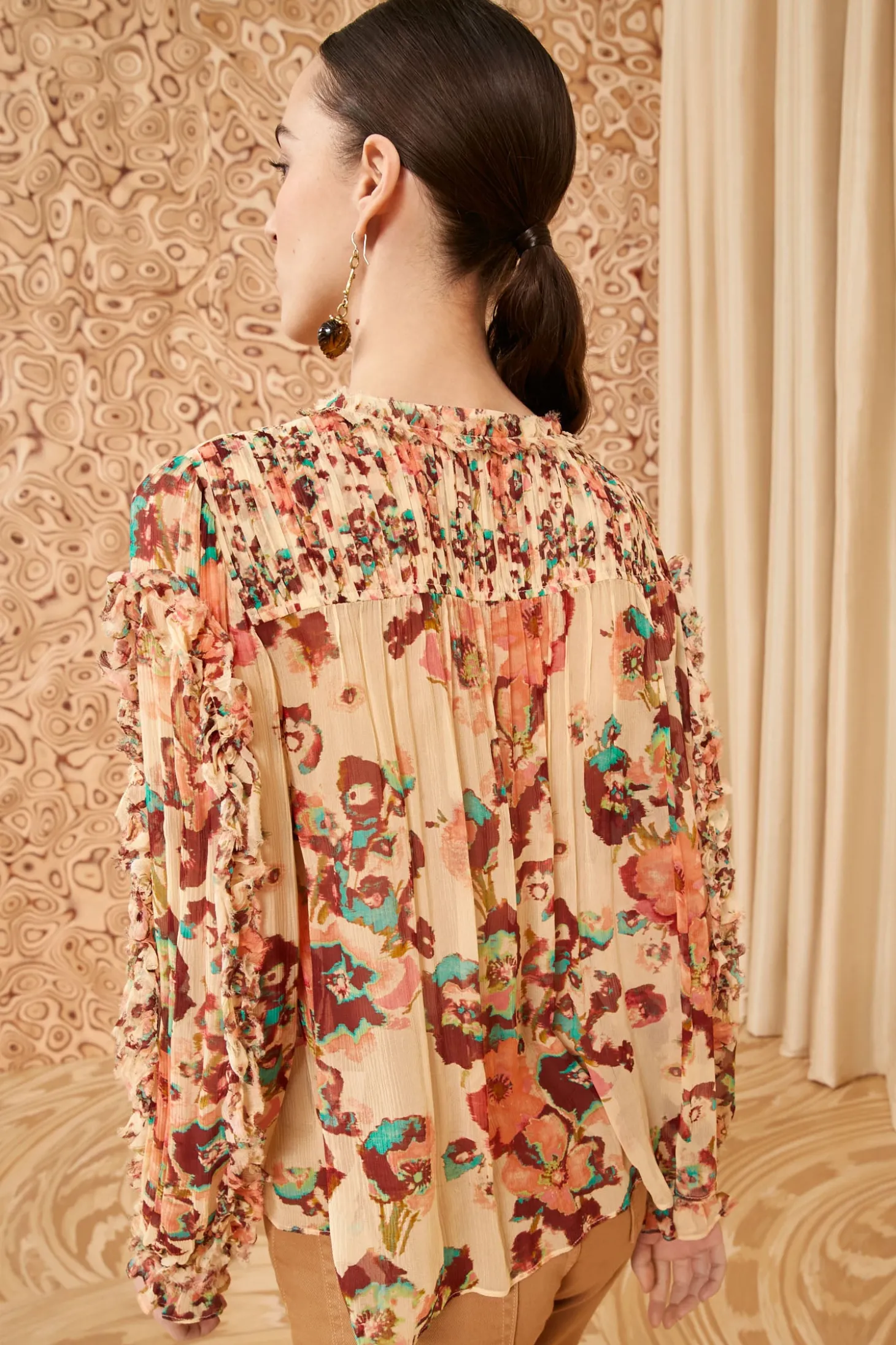 Flash Sale Ulla Johnson Andi Blouse Camellia