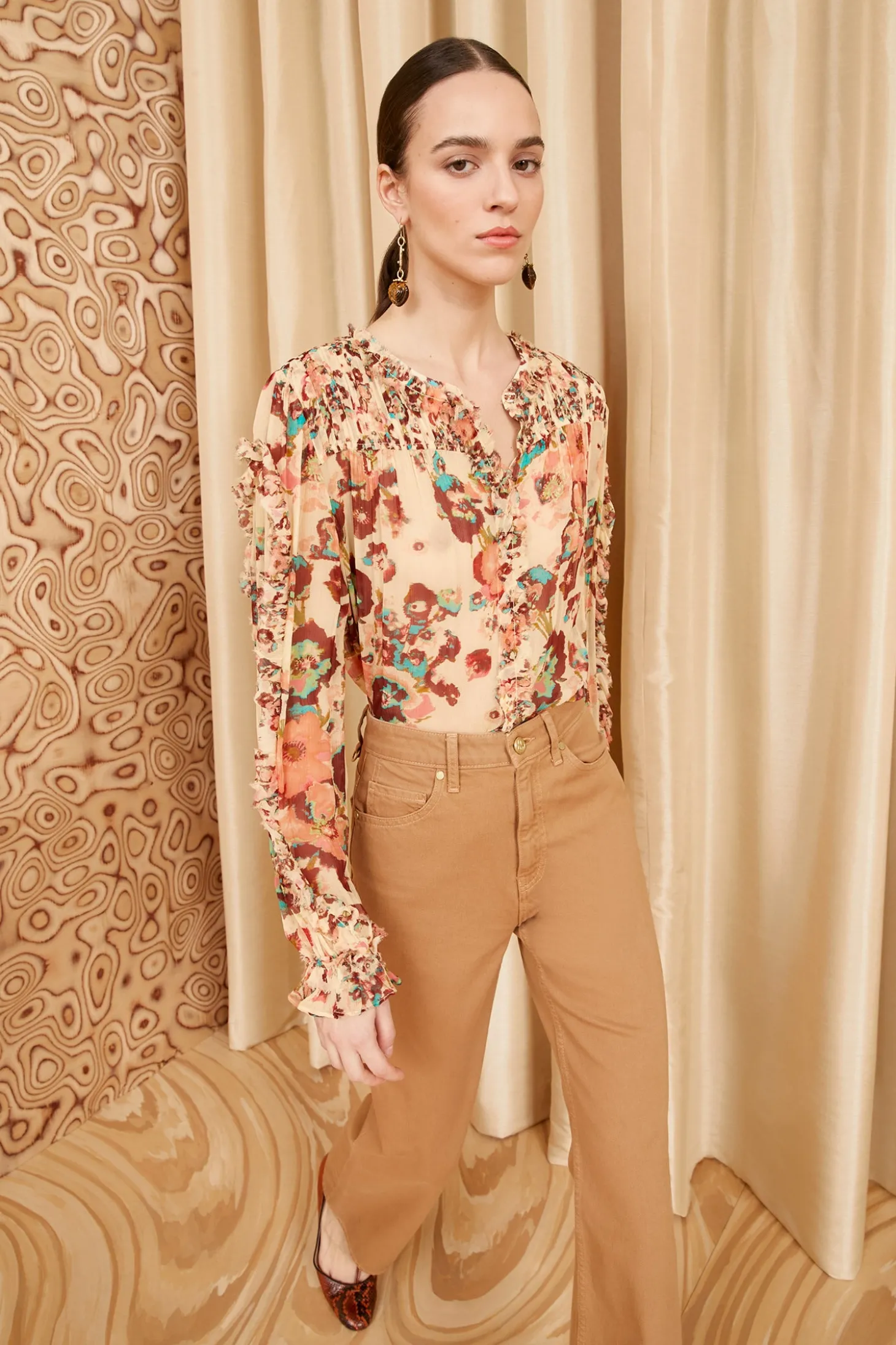 Flash Sale Ulla Johnson Andi Blouse Camellia