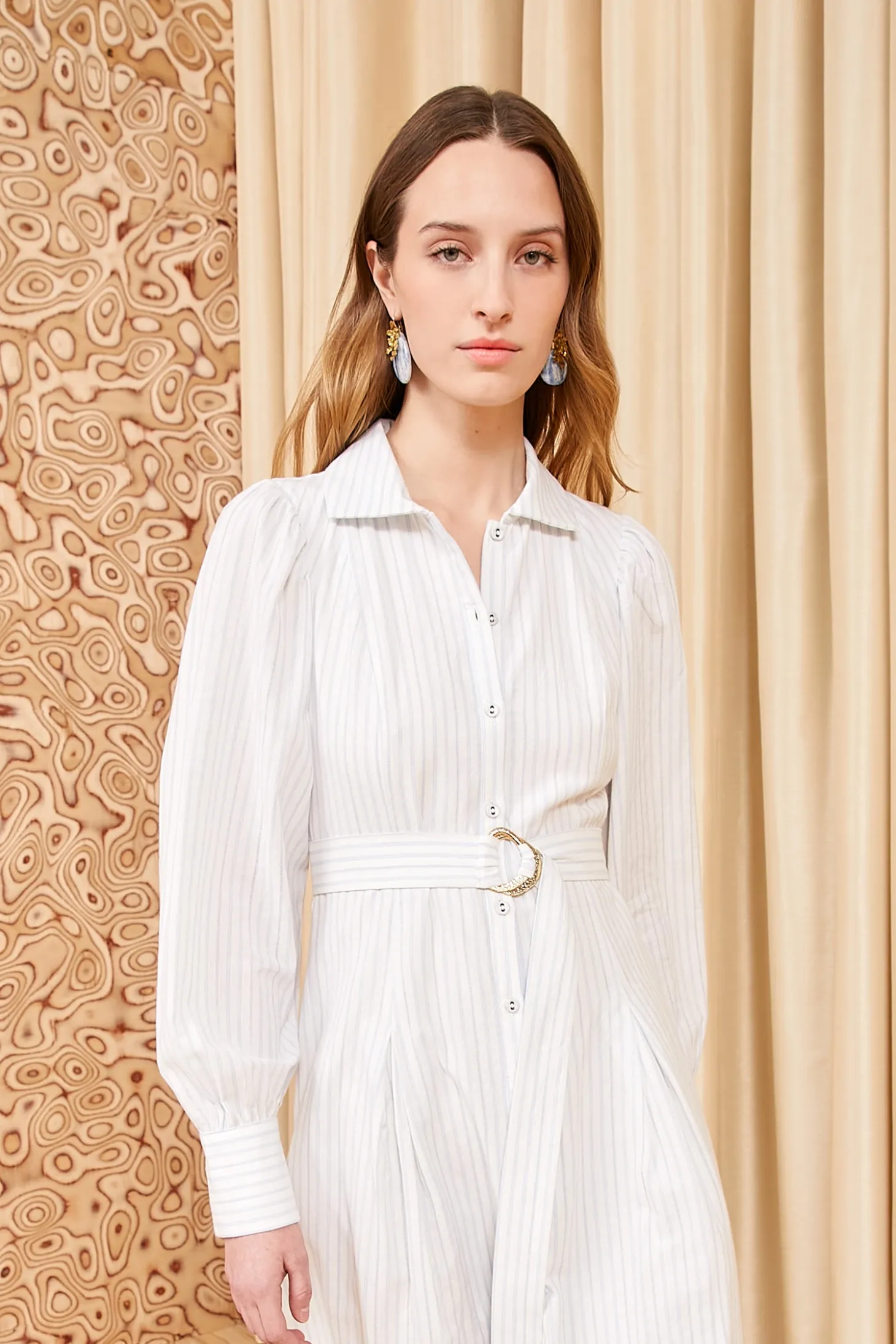 Cheap Ulla Johnson Athena Dress Sky Stripe