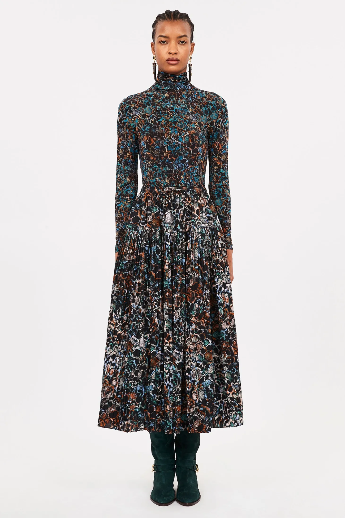 Shop Ulla Johnson Aurelia Turtleneck Caribaea