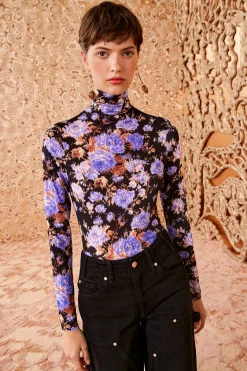 Flash Sale Ulla Johnson Aurelia Turtleneck Iris