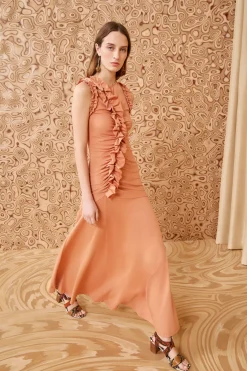 Outlet Ulla Johnson Bendetta Dress Adobe