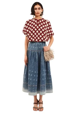 Discount Ulla Johnson Bess Top Claret