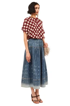 Discount Ulla Johnson Bess Top Claret