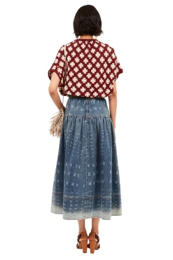 Discount Ulla Johnson Bess Top Claret