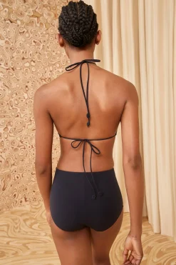 Sale Ulla Johnson Beth Bikini Top Noir