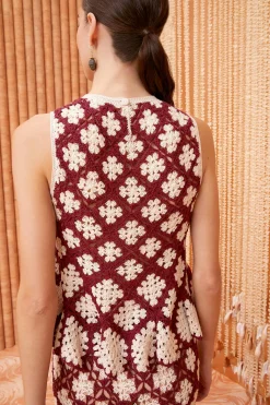 Clearance Ulla Johnson Boden Top Claret