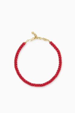 Best Sale Ulla Johnson Bubble Coral Necklace Carnation Coral