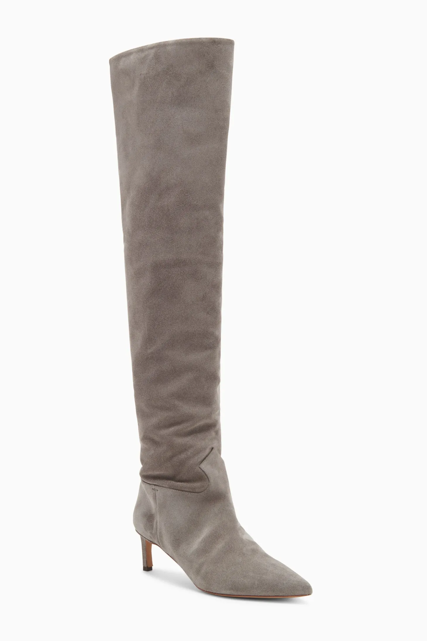 Shop Ulla Johnson Carolina Mid Heel Boot Dove