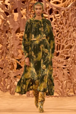 Clearance Ulla Johnson Carolina Mid Heel Boot Amber Python