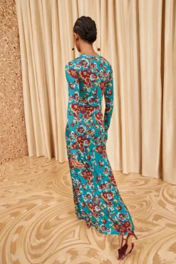 Sale Ulla Johnson Ceryse Dress Jade Floral