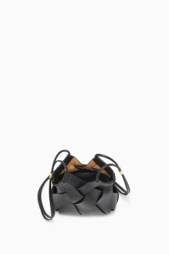 New Ulla Johnson Charlotte Woven Crossbody Noir