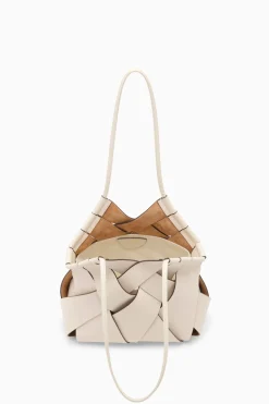 Store Ulla Johnson Charlotte Woven Large Tote Cowrie