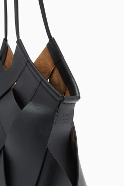 Outlet Ulla Johnson Charlotte Woven Large Tote Noir