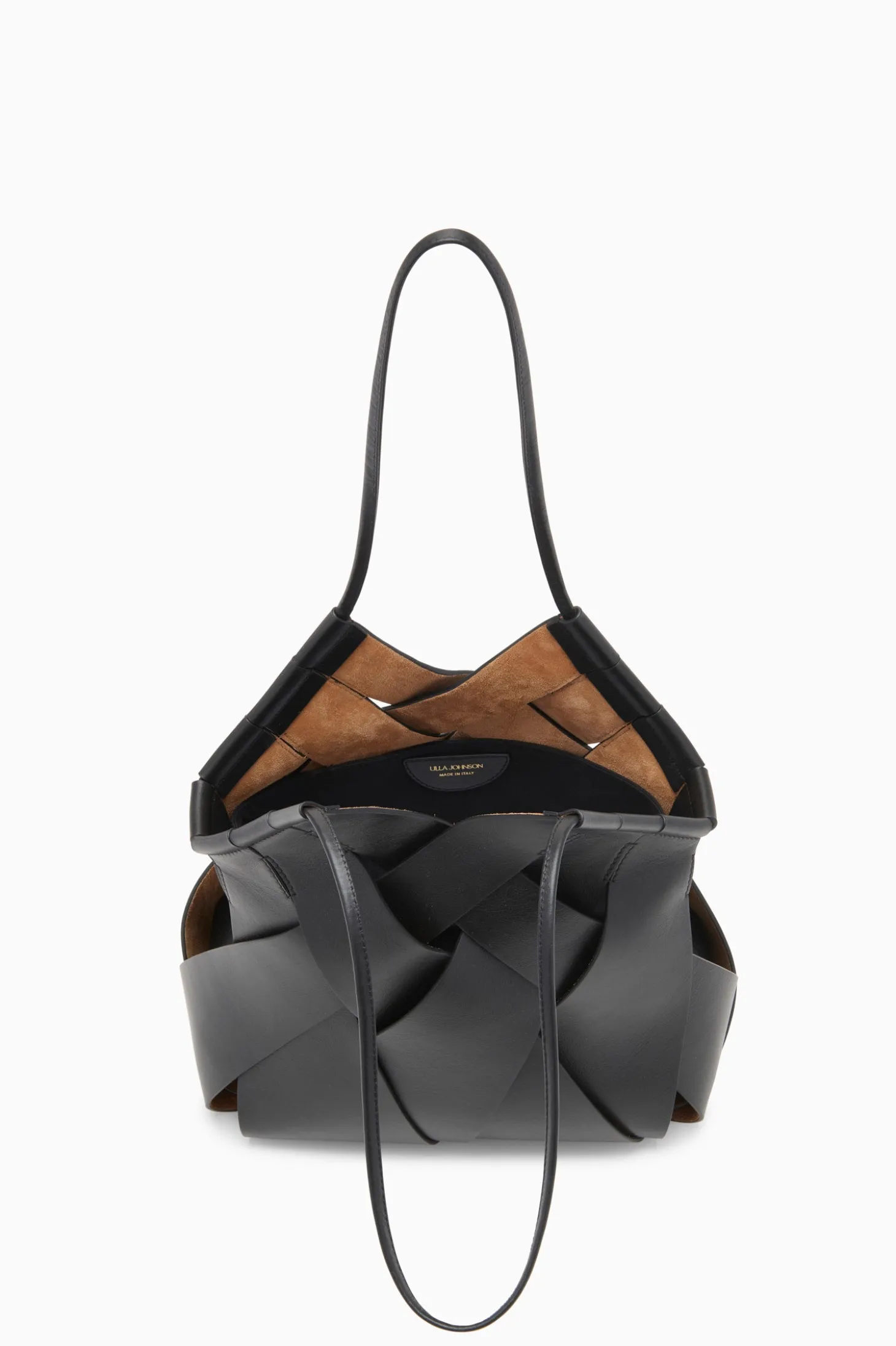 Outlet Ulla Johnson Charlotte Woven Large Tote Noir