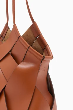 Best Sale Ulla Johnson Charlotte Woven Large Tote Sierra