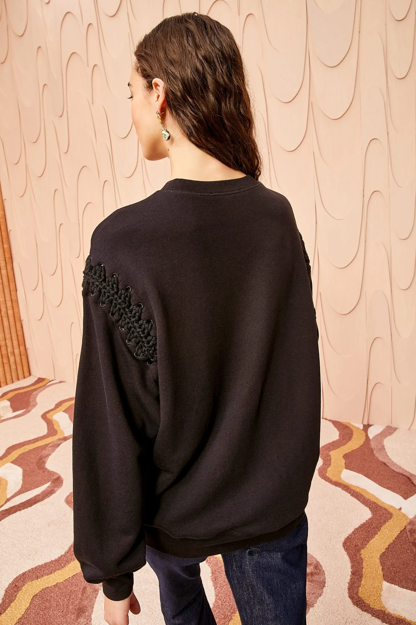 Cheap Ulla Johnson Cori Pullover Noir