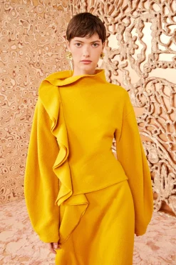 Flash Sale Ulla Johnson Corinna Pullover Turmeric