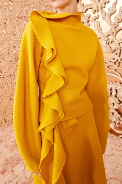 Flash Sale Ulla Johnson Corinna Pullover Turmeric