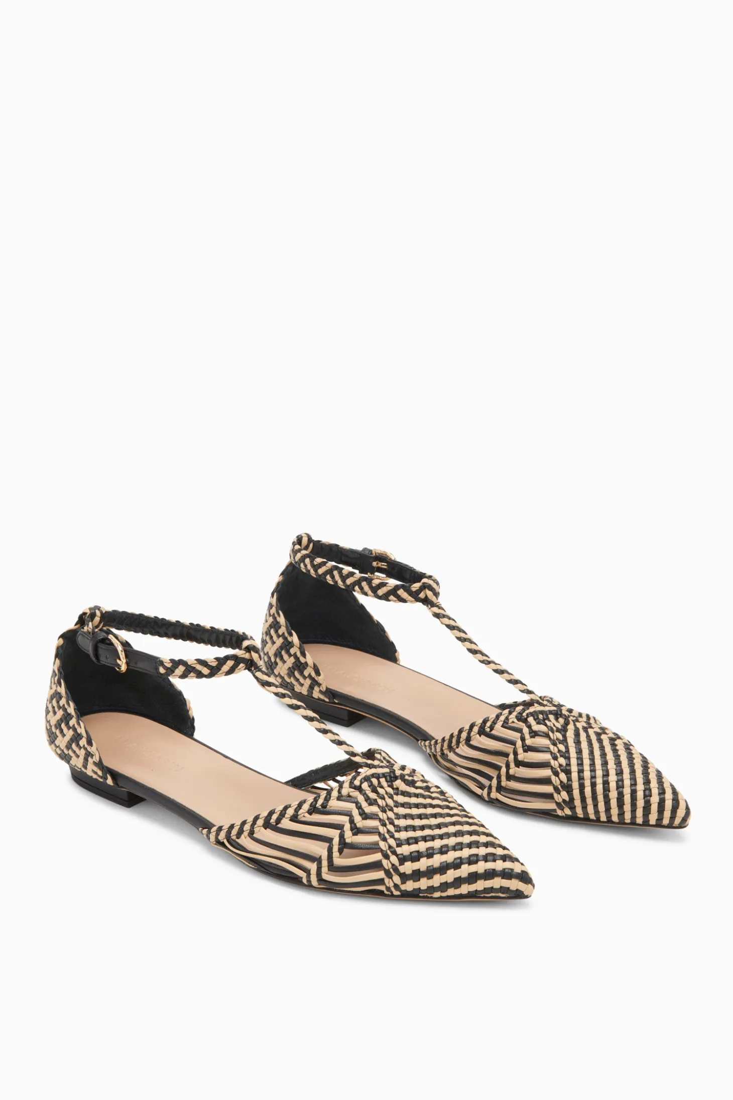 Hot Ulla Johnson Daria Flat Sand Colorblock