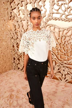 Cheap Ulla Johnson Delia Top Pearl