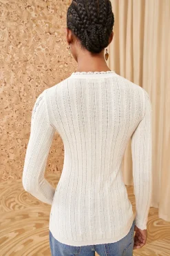 Online Ulla Johnson Delia Top Alabaster