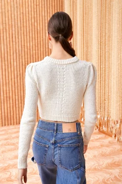 Store Ulla Johnson Delphina Cardigan Ivory