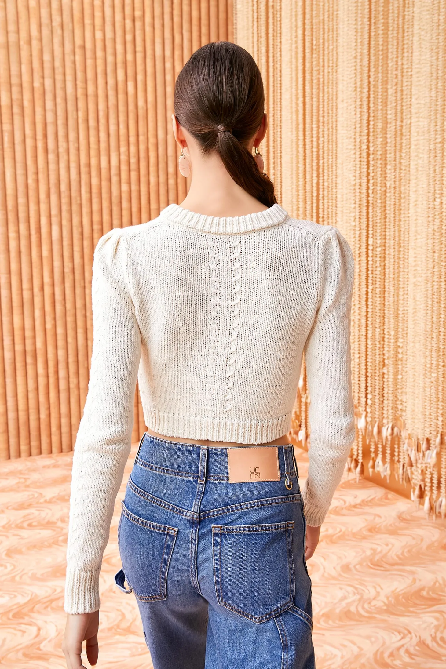 Store Ulla Johnson Delphina Cardigan Ivory