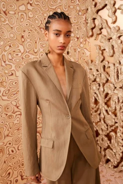 Hot Ulla Johnson Dhemi Jacket Driftwood