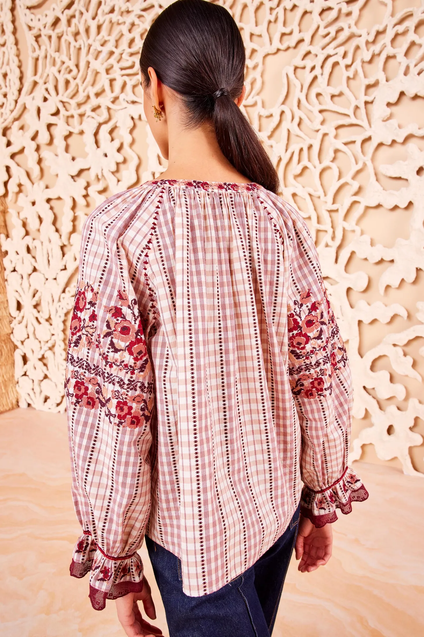 Fashion Ulla Johnson Emi Blouse Madras
