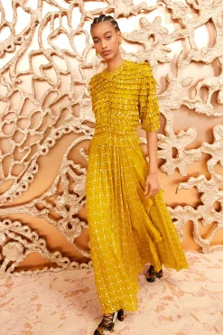 Best Sale Ulla Johnson Esma Dress Limonite