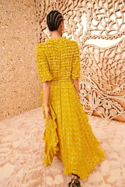 Best Sale Ulla Johnson Esma Dress Limonite