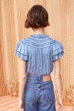 Shop Ulla Johnson Eva Top Celeste