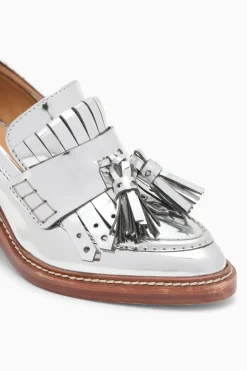 Best Ulla Johnson Fiona Loafer Heel Gunmetal