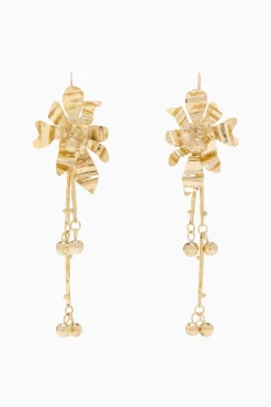 Fashion Ulla Johnson Floret Drop Earrings Brass