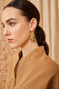 Best Ulla Johnson Floret Stone Drop Earring Schalenblende