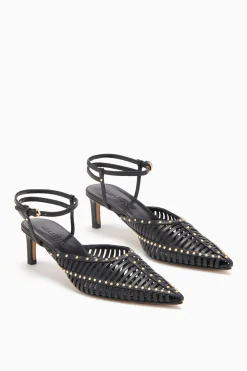 Outlet Ulla Johnson Francine Cage Kitten Heel Noir