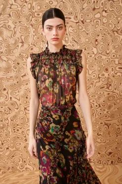 Store Ulla Johnson Georgina Top Cosmic