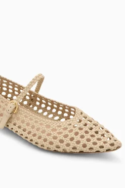 Cheap Ulla Johnson Gracie Pointy Toe Flat Sand
