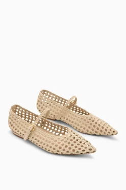 Cheap Ulla Johnson Gracie Pointy Toe Flat Sand