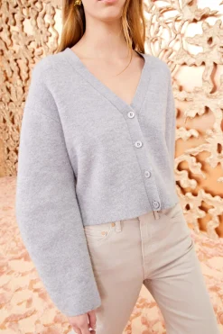 Best Sale Ulla Johnson Hadley Cardigan Heather Grey