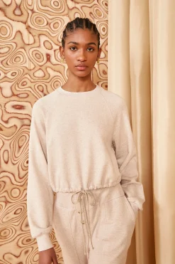 Discount Ulla Johnson Hadley Pullover Oatmeal Melange