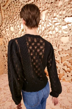 Cheap Ulla Johnson Haley Cardigan Noir